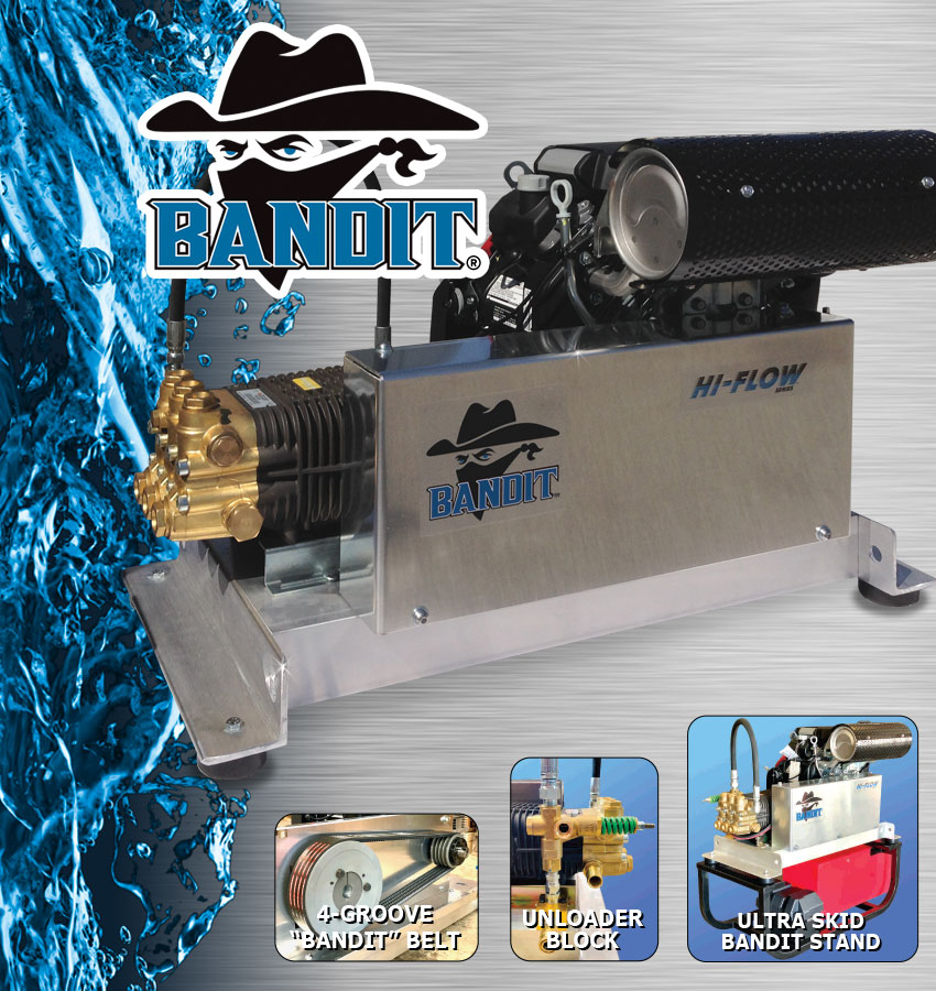 Bandit Ultra Skid Pressure Washers