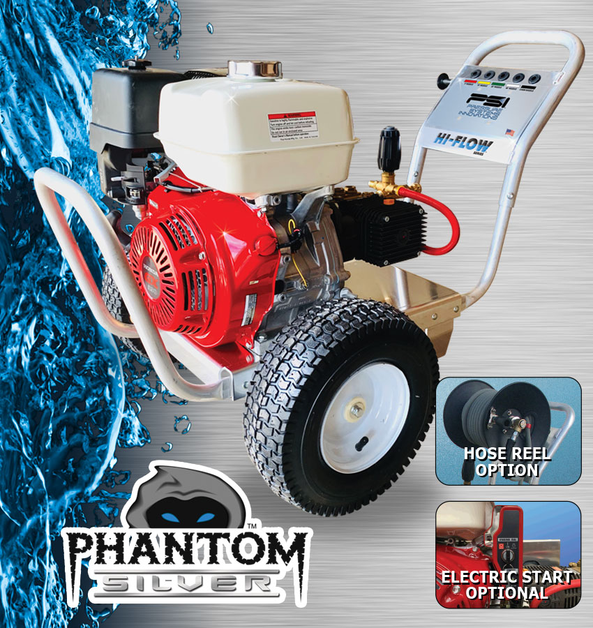 Phantom Silver Hi-Flow Pressure Washer